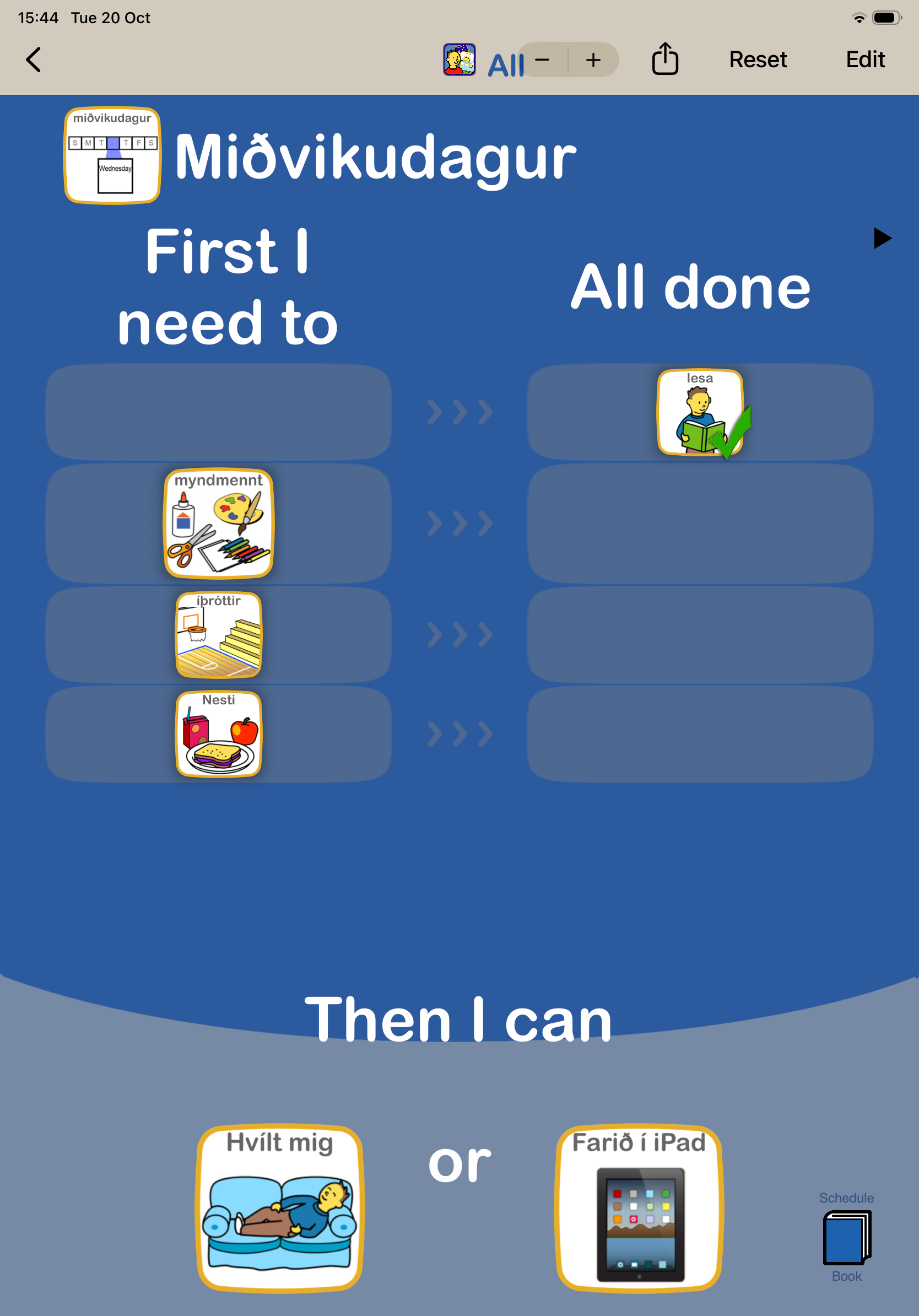 Sjónrænt skipulag – Choiceworks